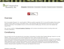 Tablet Screenshot of birdconservationresearch.org